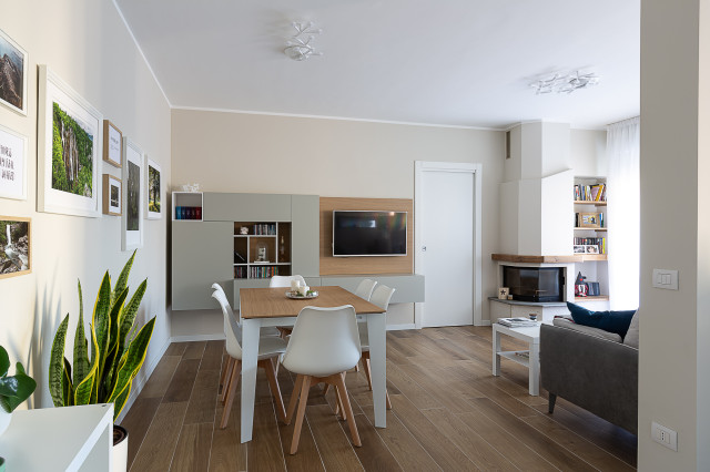 Calore nordico per due trendy-dagligstue