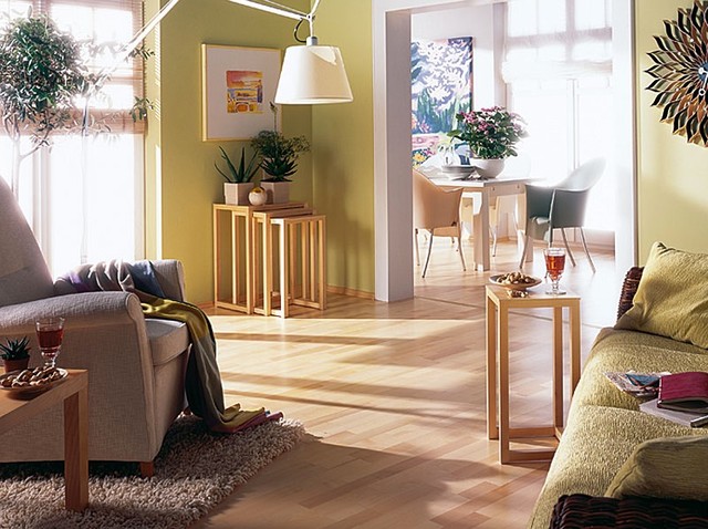 Referenzen Wohnungsbau contemporary-vardagsrum