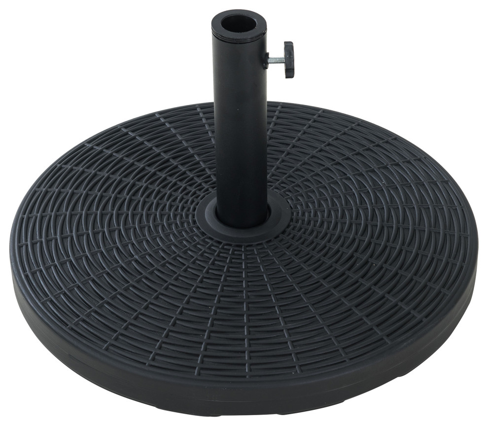 Sunjoy Universal 55 lb. Black Heavy Duty Cement Filled Patio Umbrella