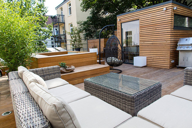 Dachterrassenlandschaft deck