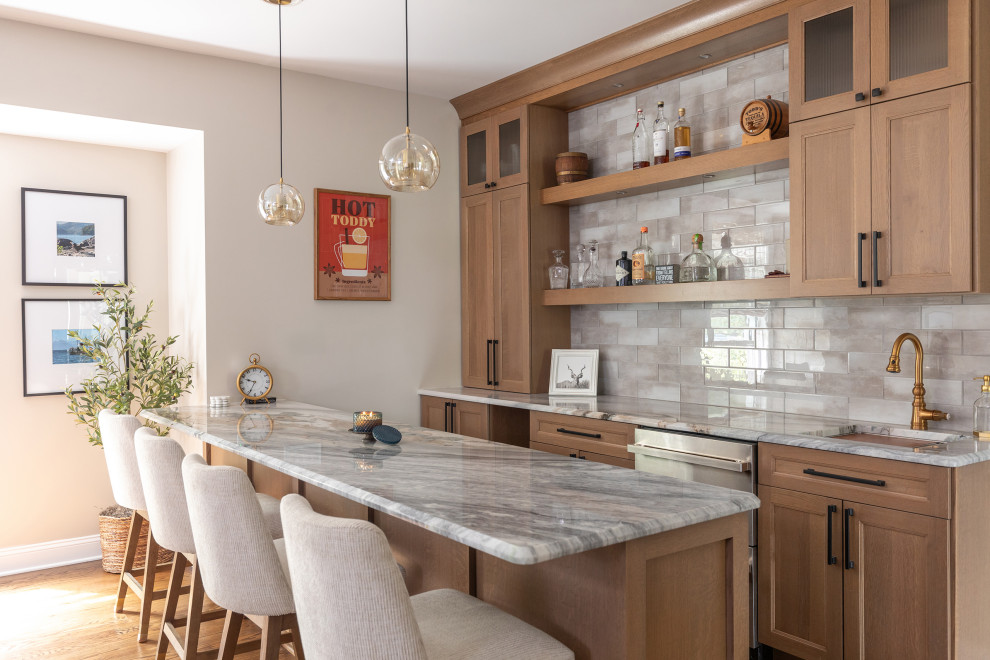 Siler City Home - Transitional - Home Bar - Raleigh - by Ida Hernandez ...