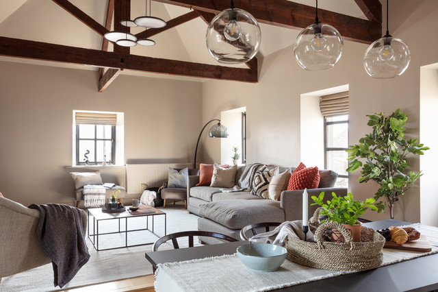 Rural Holiday Home rustic-living-room