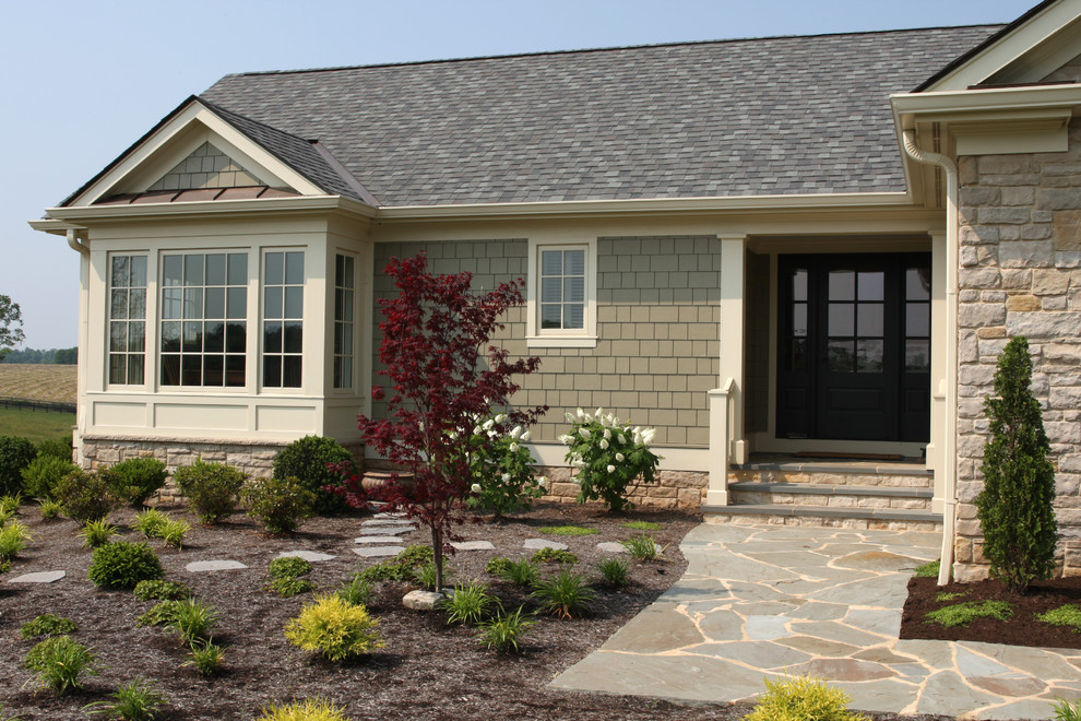 Inspiration for a timeless exterior home remodel in Louisville