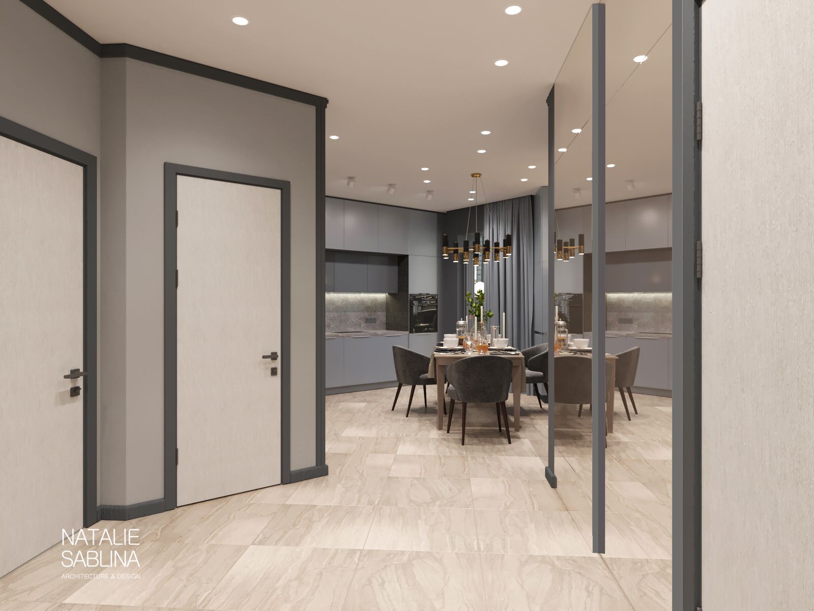 Квартира на Дальней 4   #KristalGrey_NSDesign