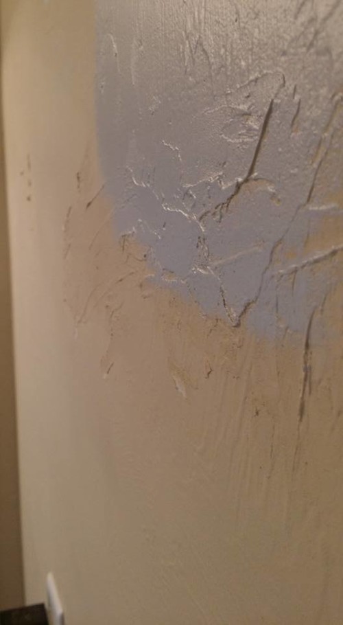 Fix drywall texture