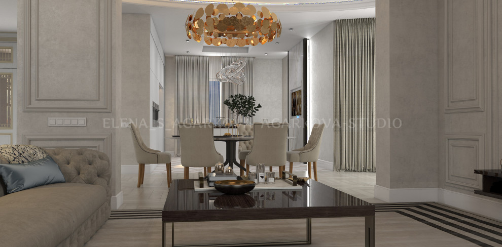 Дом в нюдовых тонах