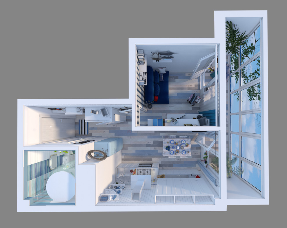 Интерьер Войкова 40 (34.35кв.м.)