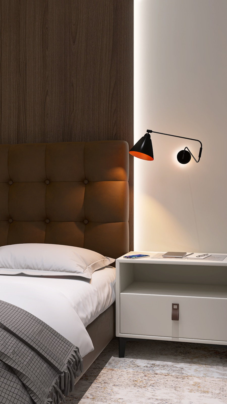 КУХНЯ-ГОСТИНАЯ + СПАЛЬНЯ И КОМНАТА ДЛЯ СЫНА 54 КВ.М.