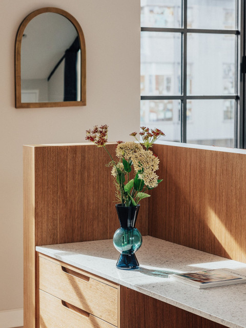 Hackney Warehouse Conversion industriell-sovrum