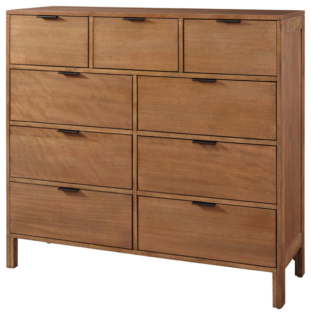 Strategy Drawer Dresser, Without Mirror Transitional Dressers by