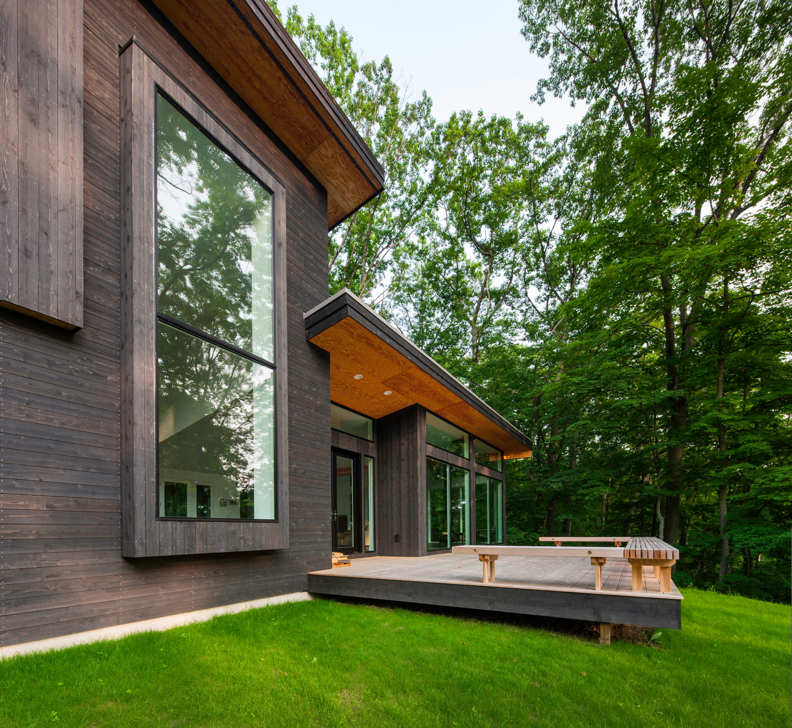 Modern Wooded Getaway Home