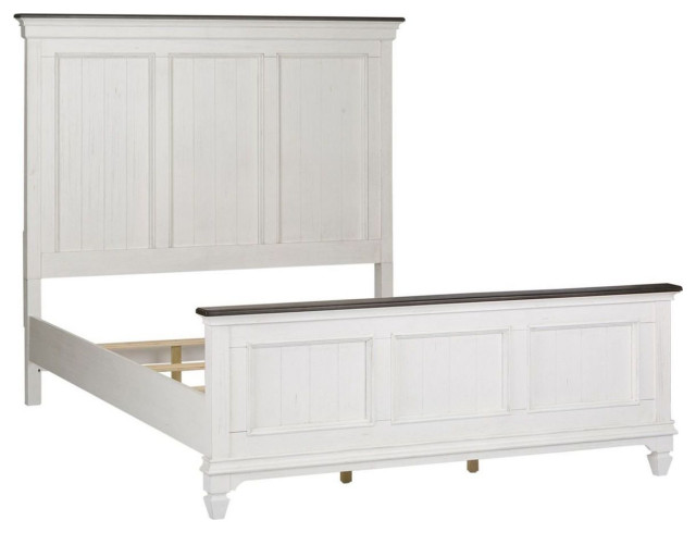 Liberty Furniture Allyson Park Panel Bed in White - Eastern King