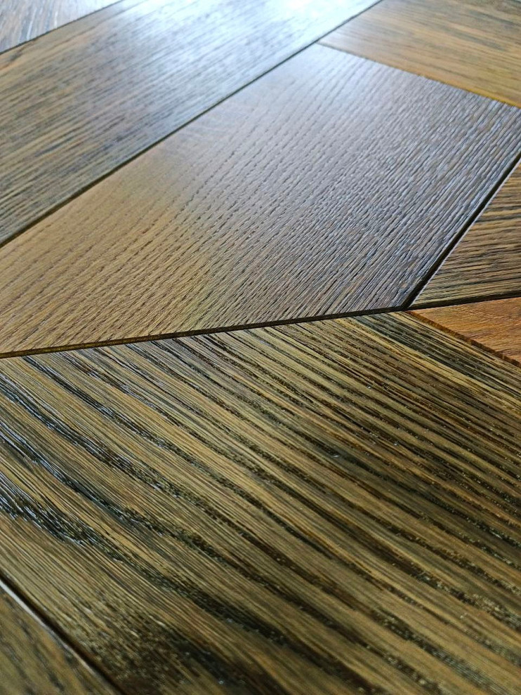 Модульный паркет из мореного дуба