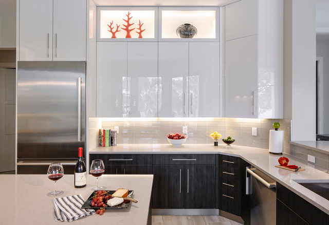 Old Marsh Custom Home contemporary-kitchen