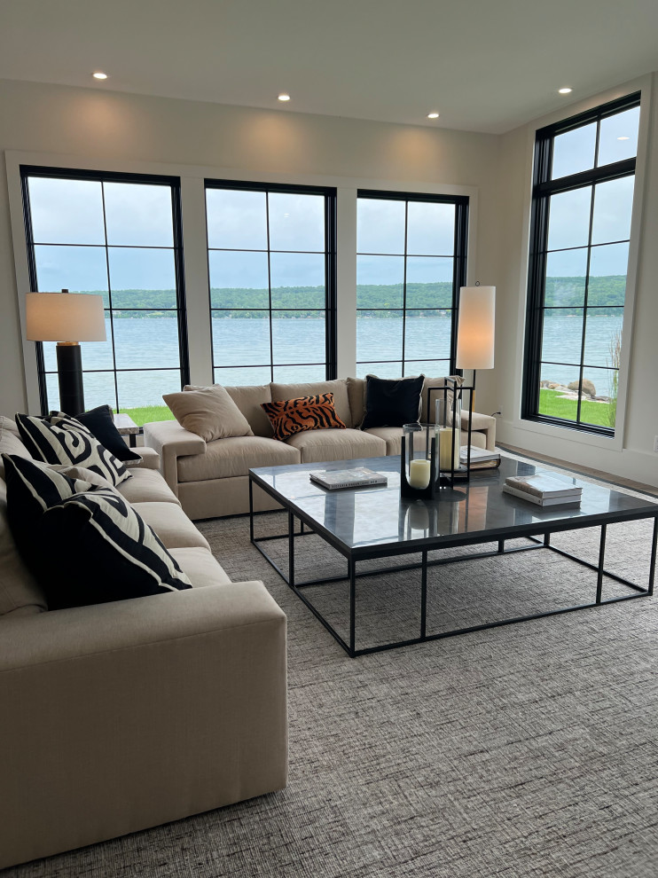 Inspiration for a living room remodel in New York