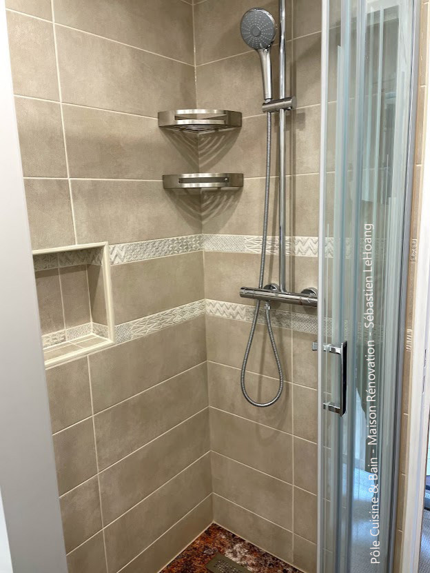 SALLE DE BAIN & SALLE D'EAU: rénovation totale pour un espace bain & douche