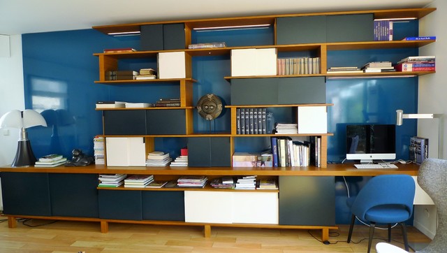 Duplex Paris 6e trendy-dagligstue