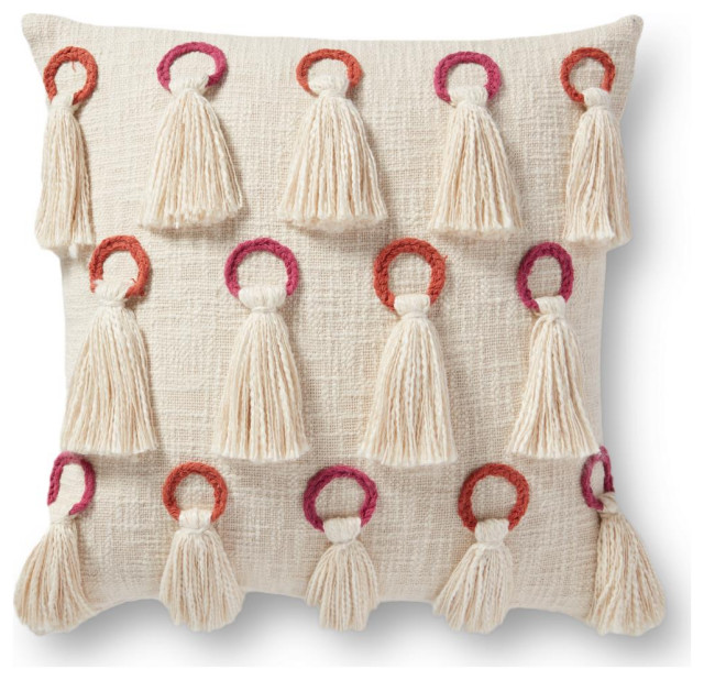 Loloi Justina Blakeney Pillow Cover With Ivory And Multi