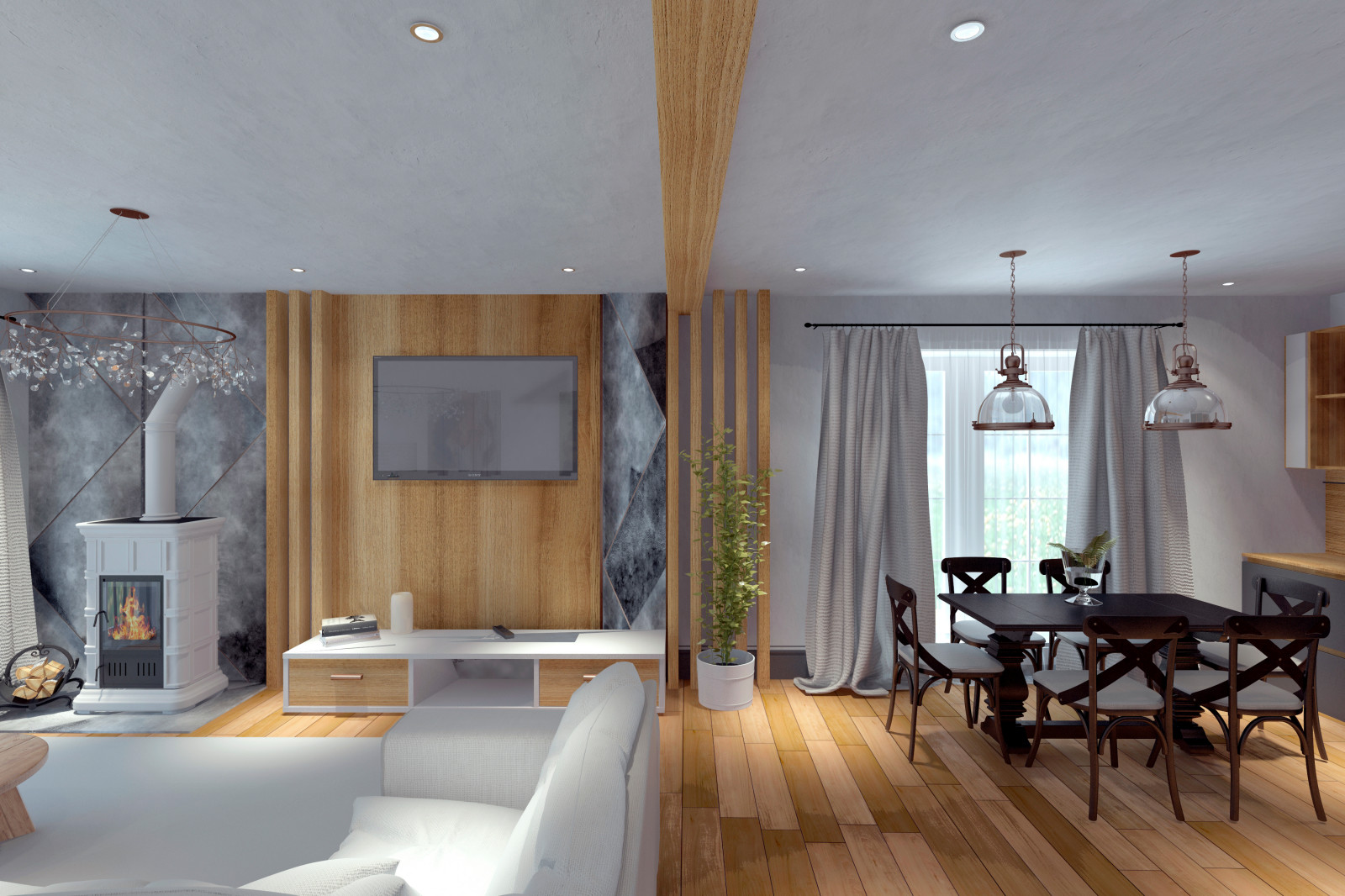 Дом в скандинавском стиле