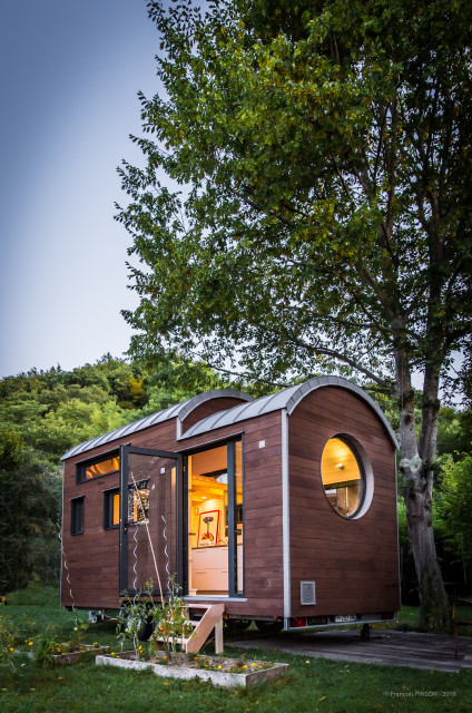 Projets Tiny house amerikansk-craftsman-hus-og-facade