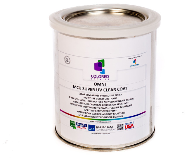 Top Coat Epoxy Finish MoistureCured Polyurethane, UV resistant
