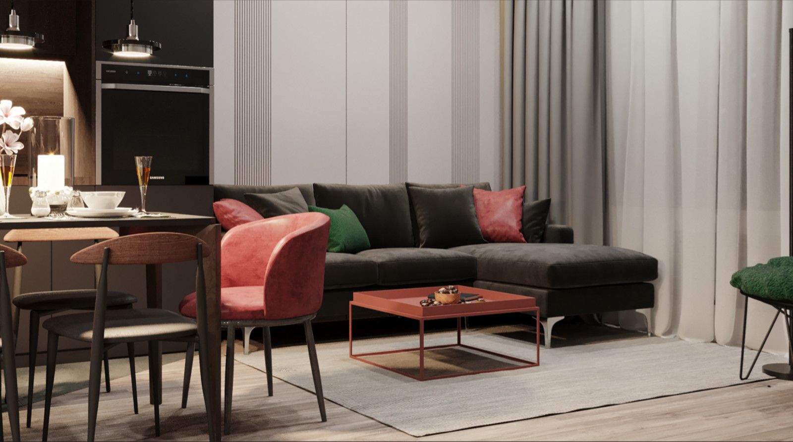 Дизайн-проект двухкомнатной квартиры