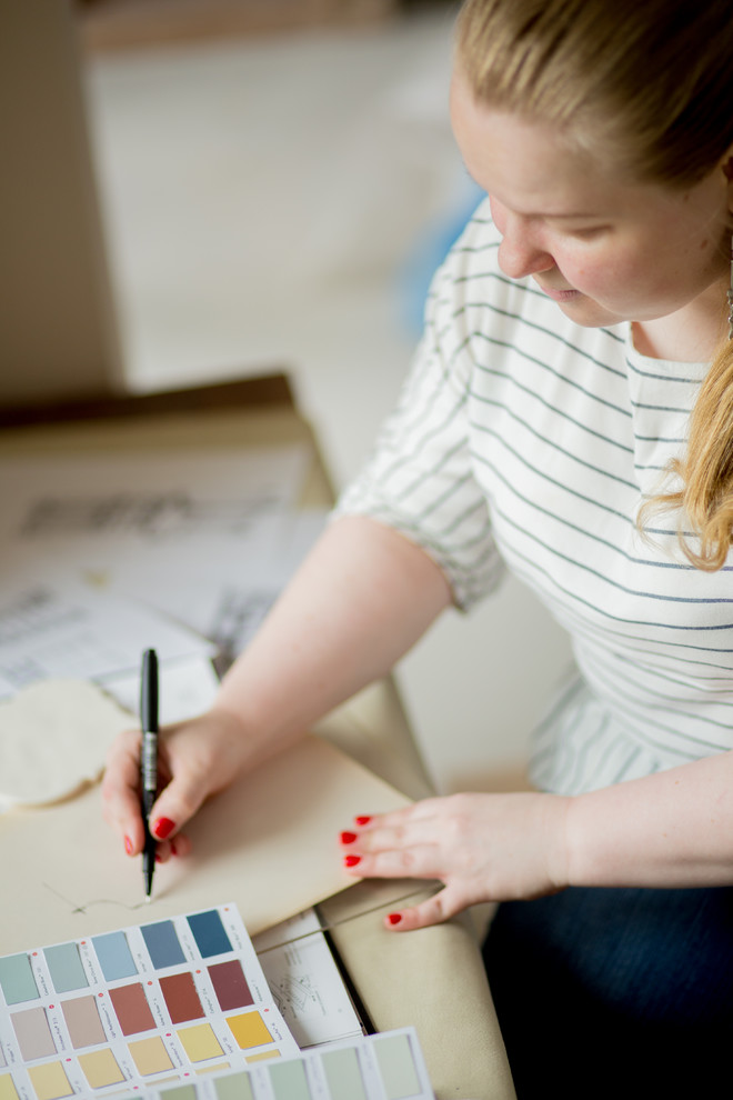 подбор материалов для интерьера , процесс работы с заказчиком