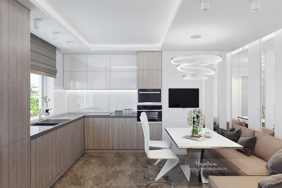 Дизайн-проект четырехкомнатной квартиры в современном стиле