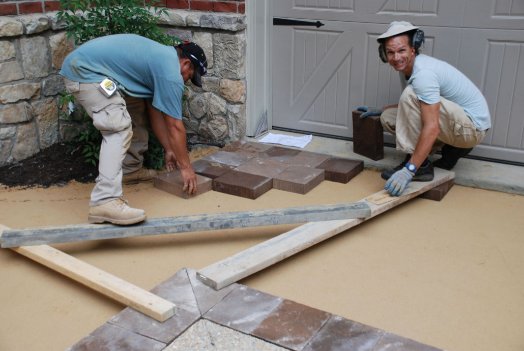 Laying Unilock Pavers by Peter Atkins and Associates