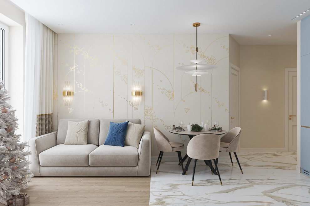 Интерьер в современном стиле в ЖК NOW