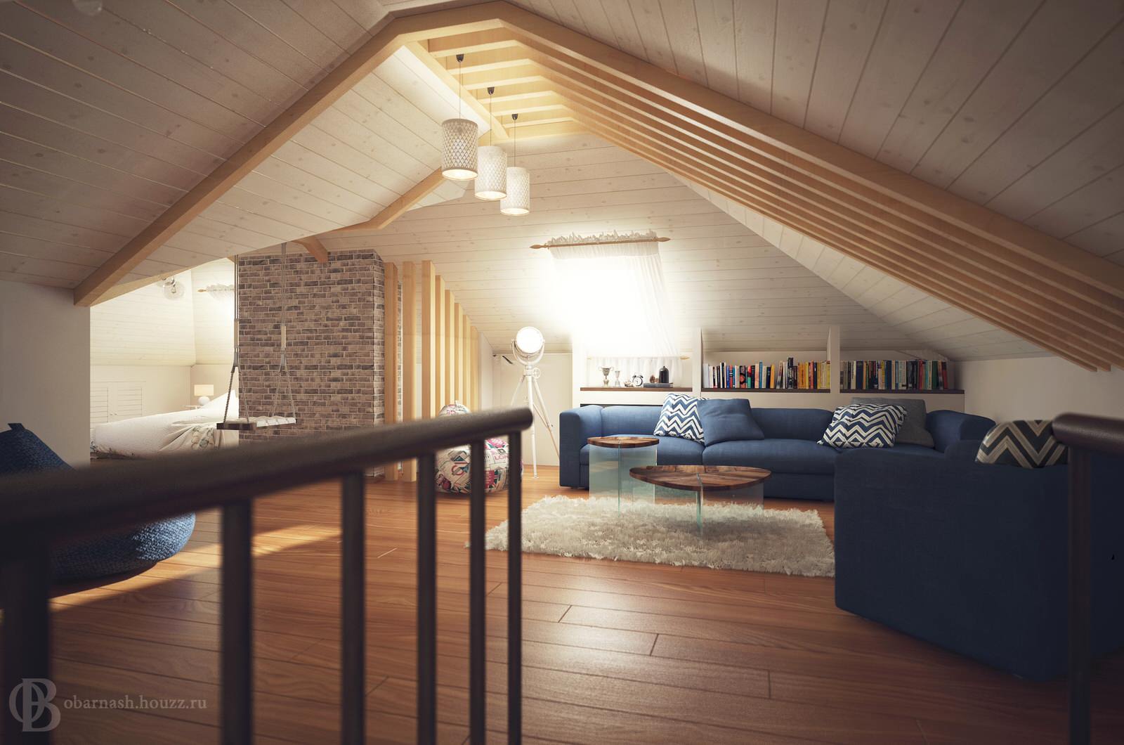 Мансарда загородного дома