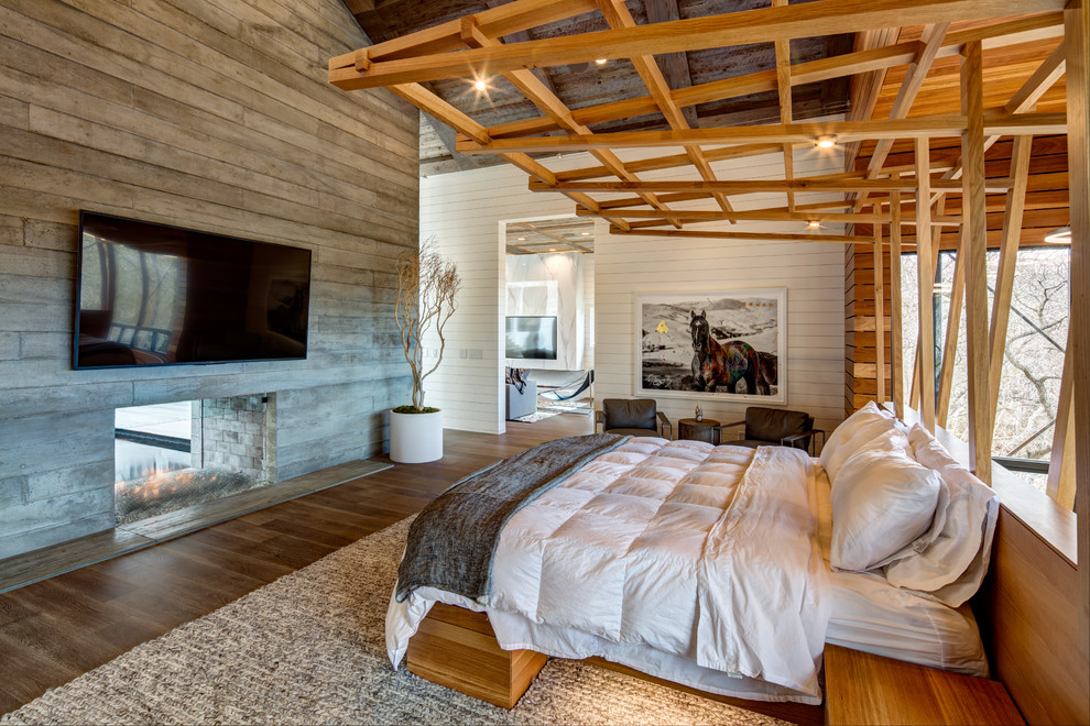 Design ideas for a modern bedroom in Salt Lake City.