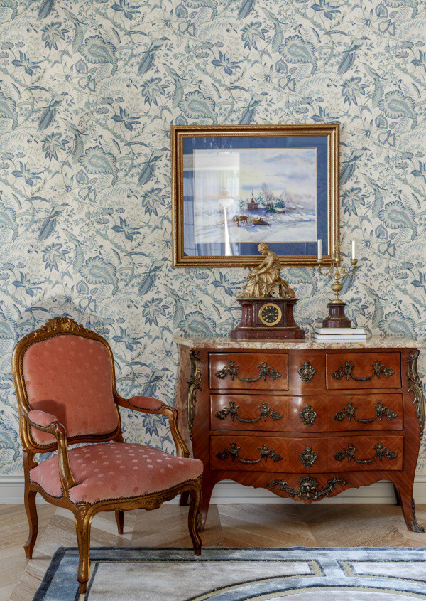 Интерьер дуплекса в поселке Бристоль Московская область часть. Левое крыло