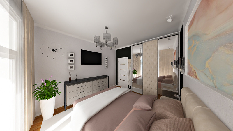 Проект городской квартиры для семьи с одним ребенком