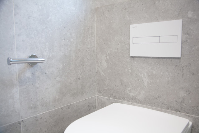 Modern Grey Bathroom scandinavian-bathroom