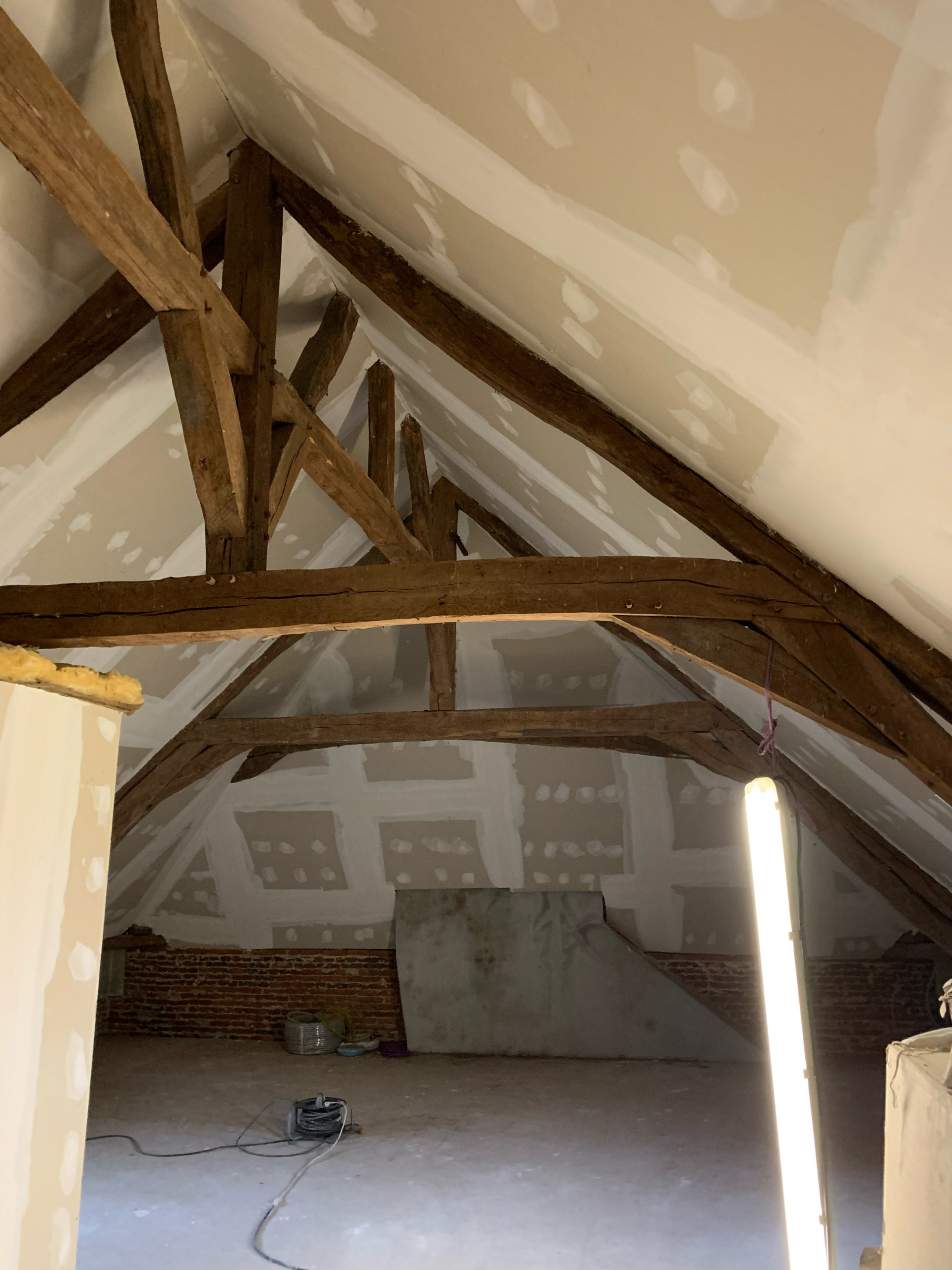 Rénovation de combles et création chambre parentale