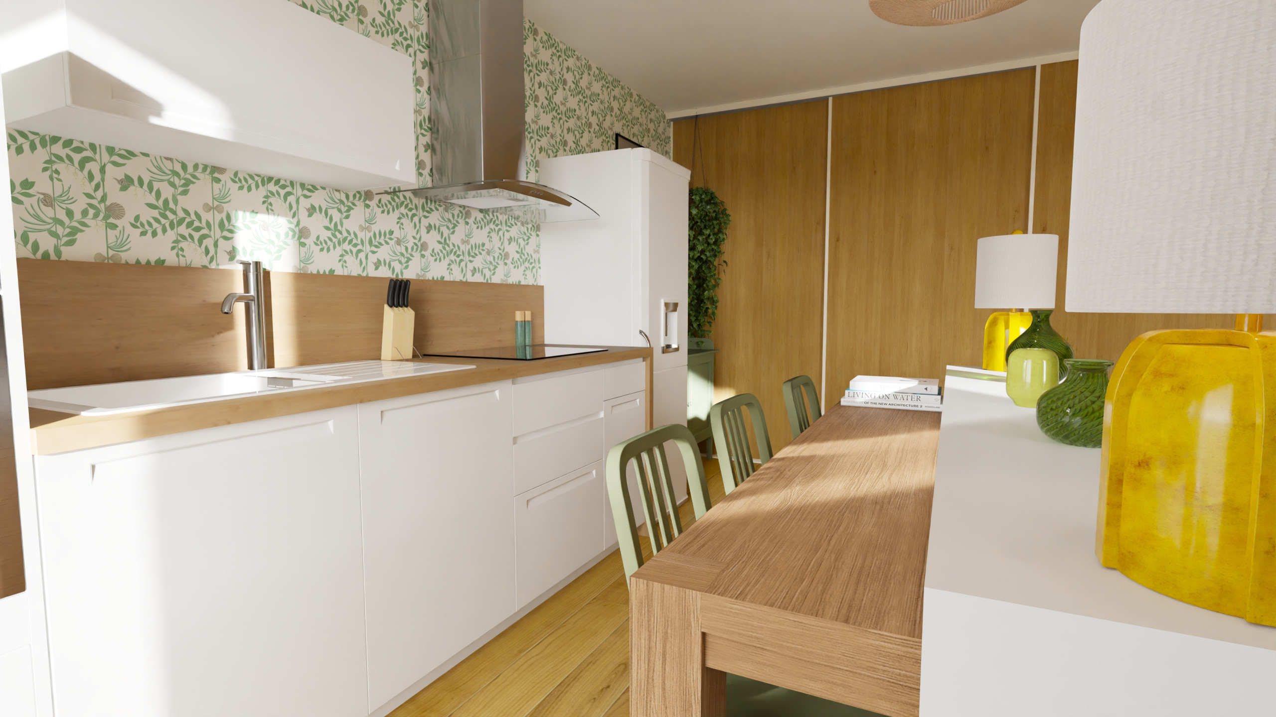 Aménagement total d'un appartement de 45 m²