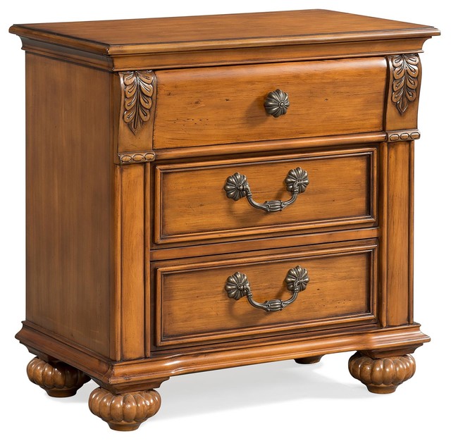Tilbury Wooden Nightstand Tropical Nightstands And Bedside Tilbury Wooden Nightstand