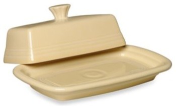 Fiesta Extra-Large Covered Butter Dish in Ivory