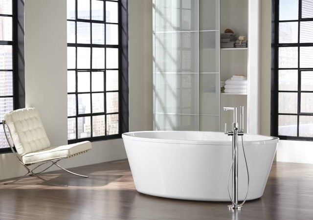 Moen Arris Freestanding Tub Modern Bathroom Modern Bathroom