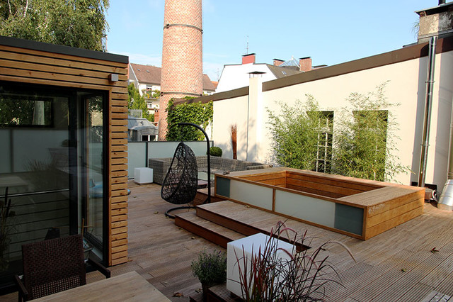Dachterrassenlandschaft deck
