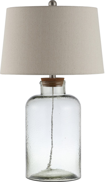 Caden Glass Table Lamp (Set of 2) - Clear
