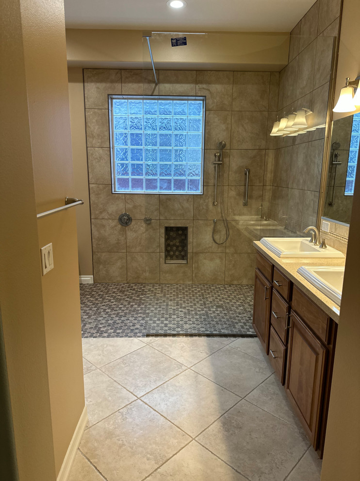 ADA Bathroom/Garage Retrofit and New Flooring