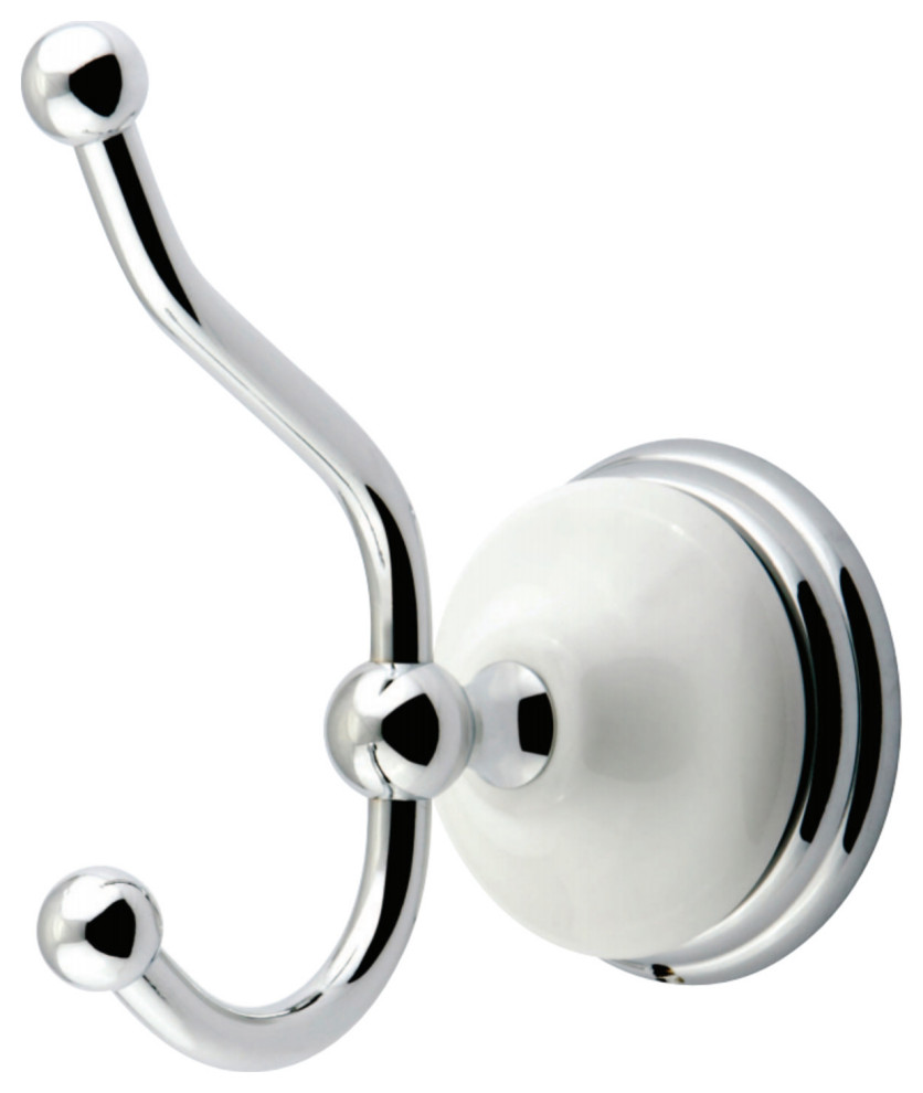 Kingston Brass Robe Hook, Polished Chrome