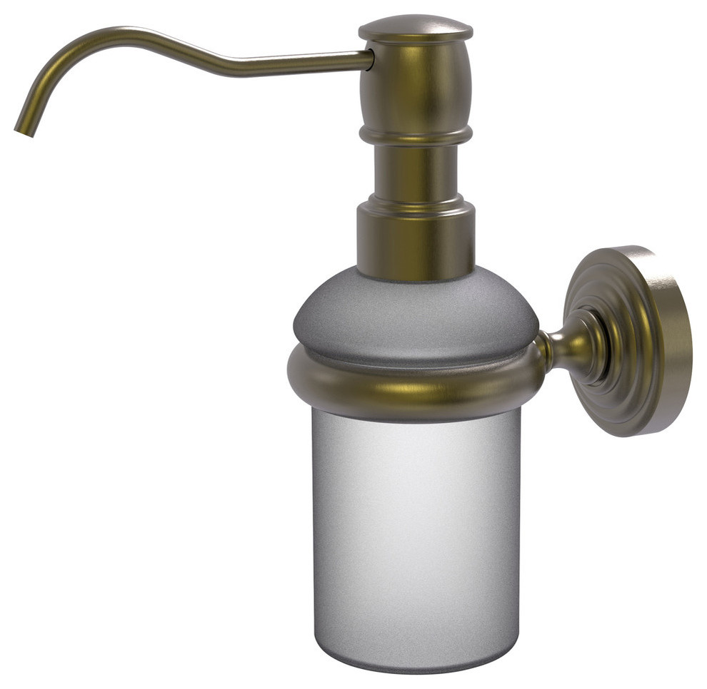 Wall Mounted Soap Dispenser Antique Br 3 X4 X7 Wall Mounted Soap Dispenser Antique Br 3 X4 X7