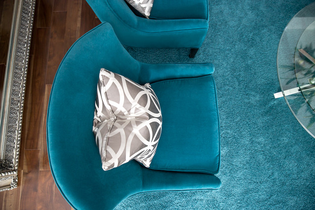 Marda Loop Modern Elegance modern-living-room