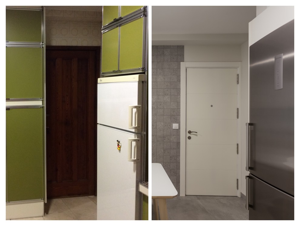 EL ANTES Y EL DESPUES DE UN PISO DE LOS AÑOS 70