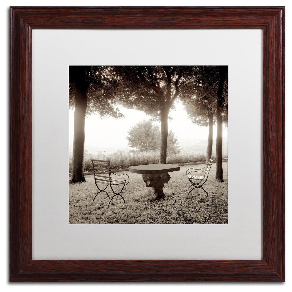 Alan Blaustein 'Fiesloe Giardini I' Art, 16"x 16" Contemporary