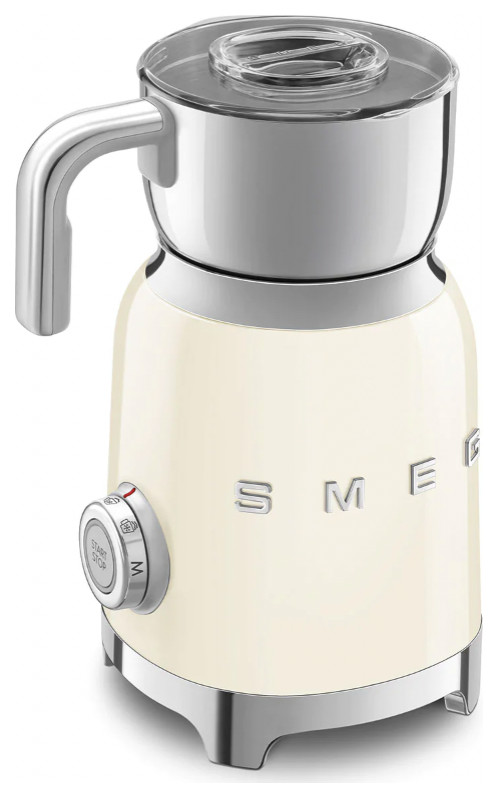 Smeg 50's Retro Style Aesthetic Milk Frother, Cream