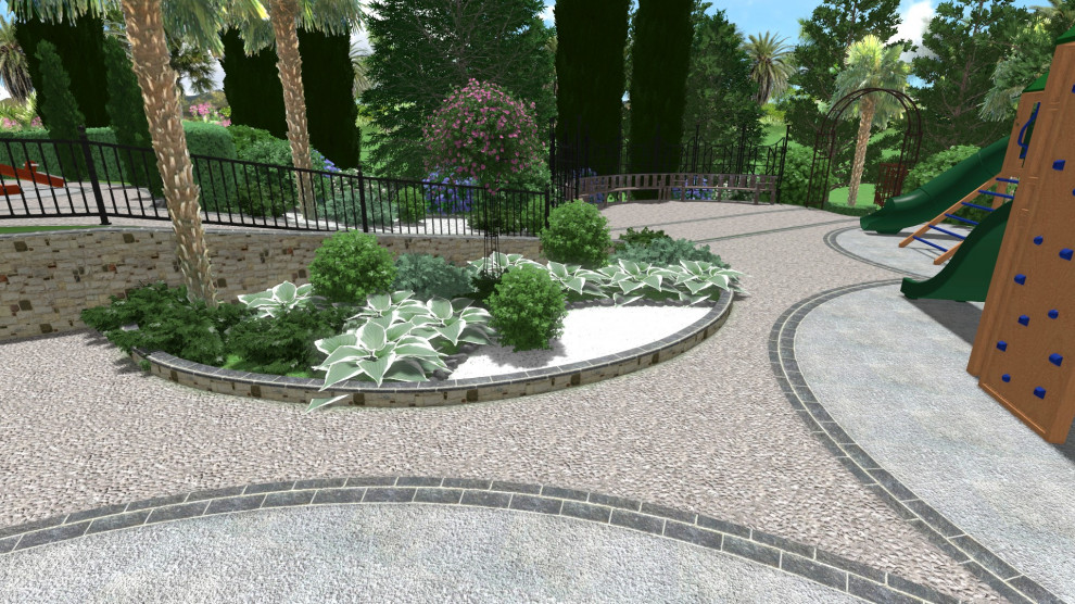 Детская площадка для санатория.